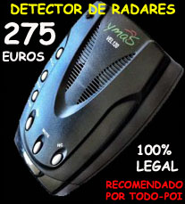 Detector de radares Ymas VEL120 Portatil 100% Legal